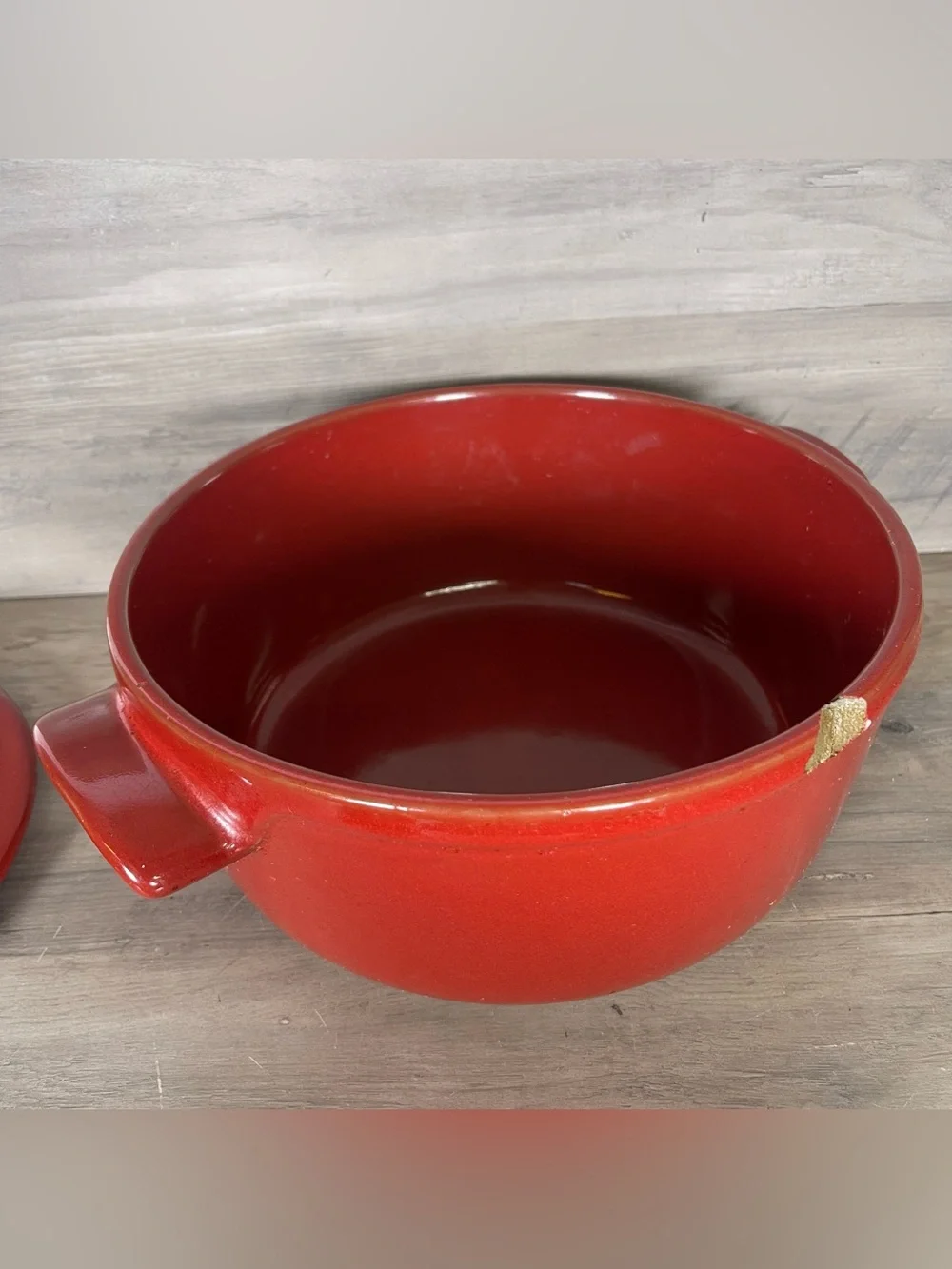 Emile Henry France Large Red Dutch Pot